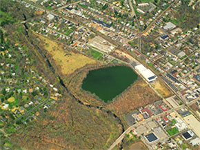 Aerial view of the BoRit site