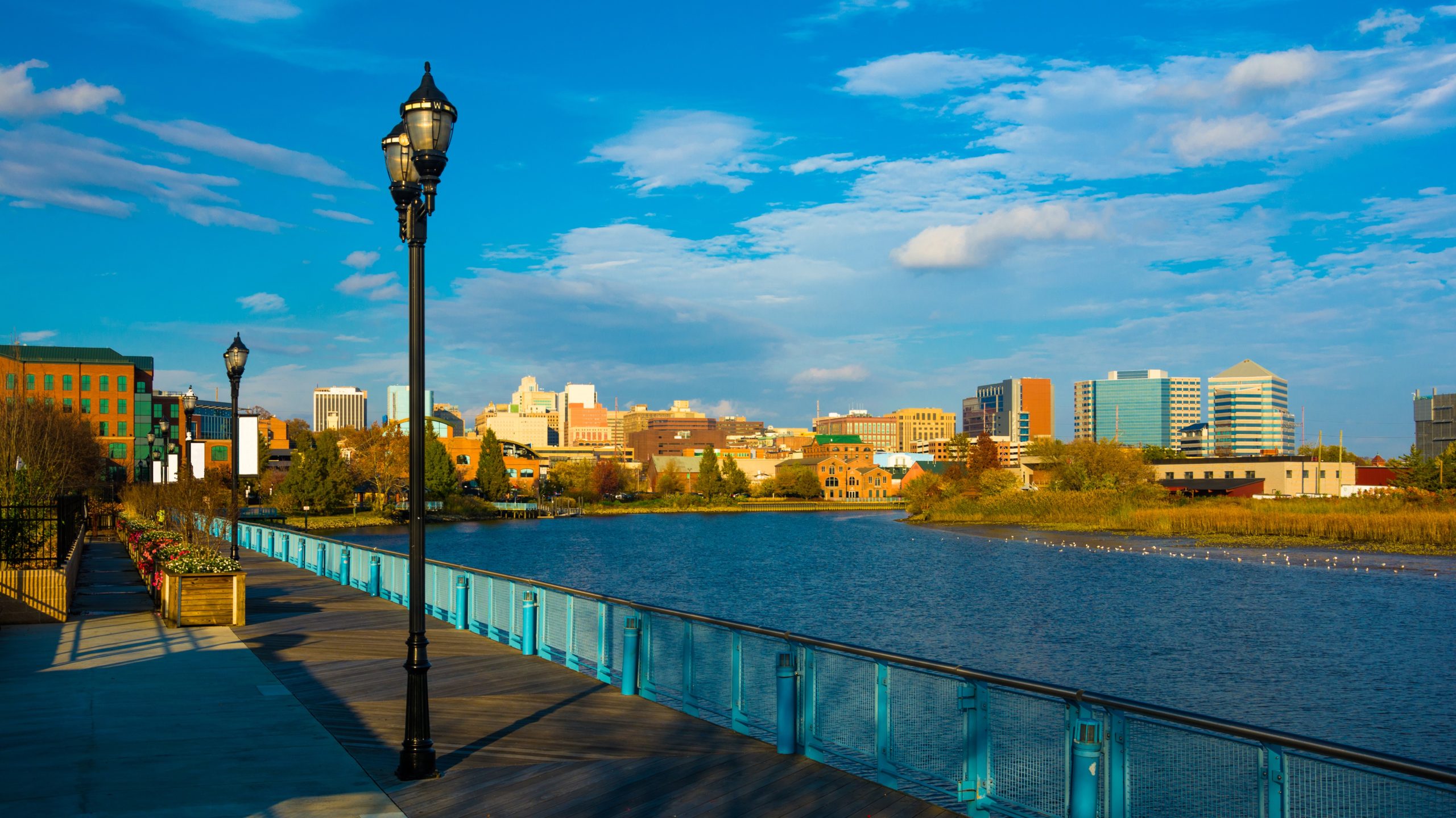 Delaware Skyline with River and Walkway