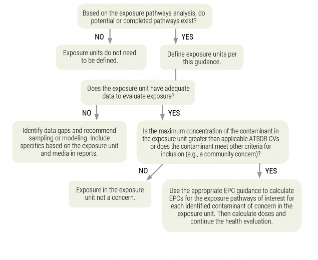 Appendix B: Process for Evaluating Exposure Units Chart