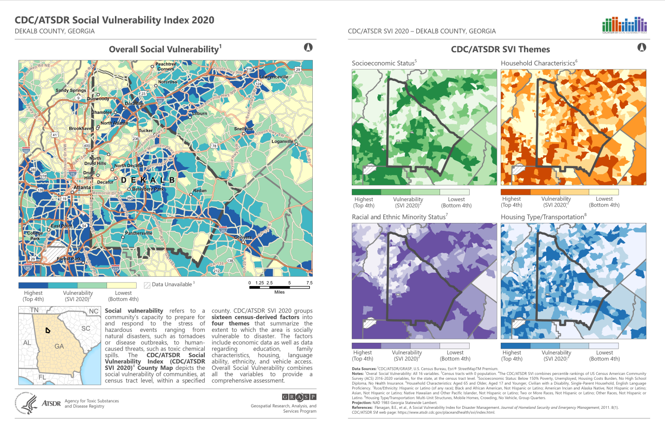 Image of the SVI County Map Series